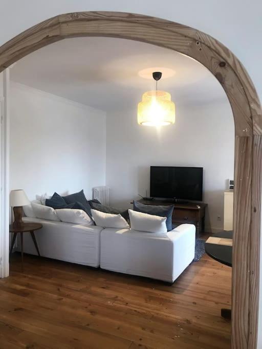 Bel Appartement Avec Vue 昂代 外观 照片